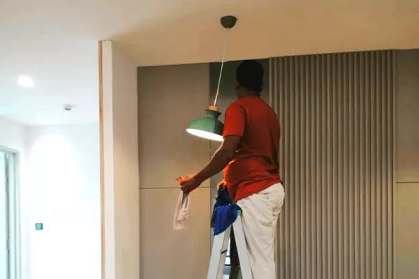 Renovation Cleaning Services - A Person from JSS Mewah Doing Renovation Work